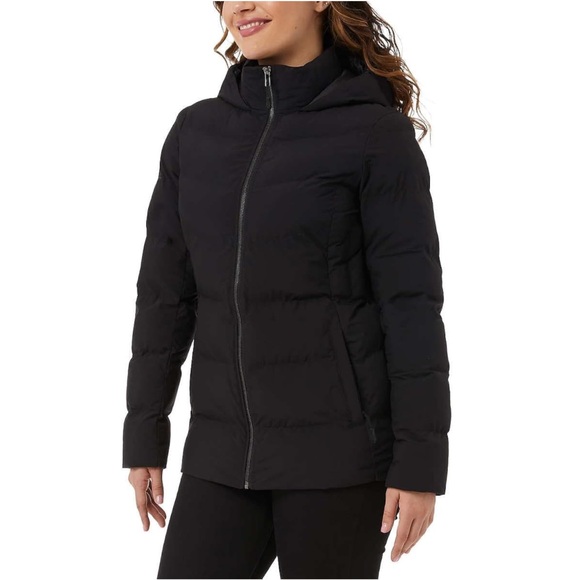 NEW 32 Degrees Women's Winter Hooded Puffer Water Resistant Jacket, Size S - Picture 5 of 15